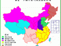 中国小麦气候生态分区图