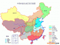 中国农业生态区划示意图