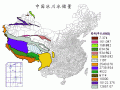中国冰川存储量分布图
