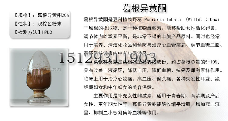 葛根t02异黄酮