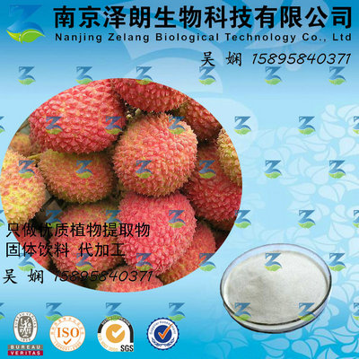 优质供应  荔枝浓缩粉  接受代加工   QS资质齐全